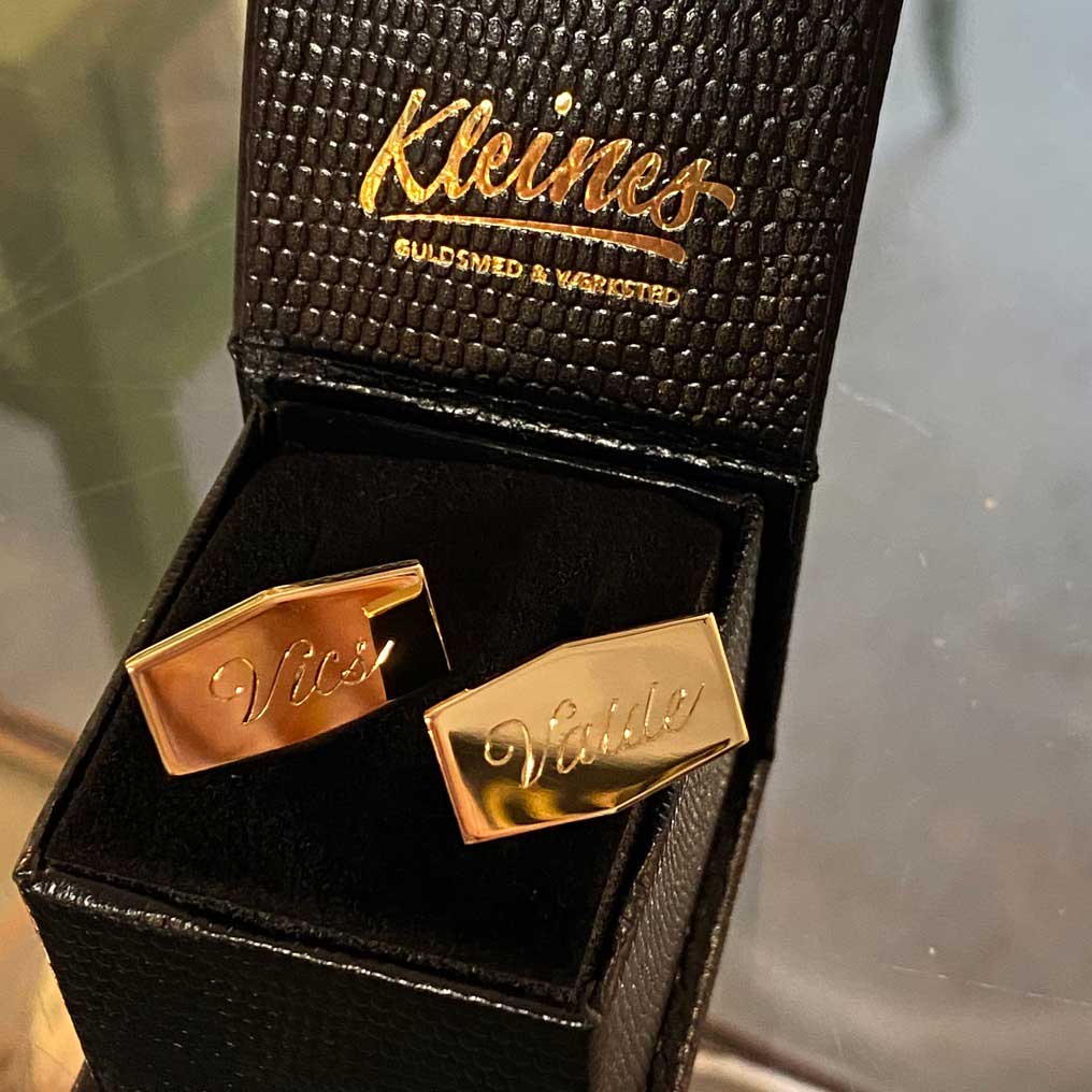Kundebestilling - Manchetknapper i guld